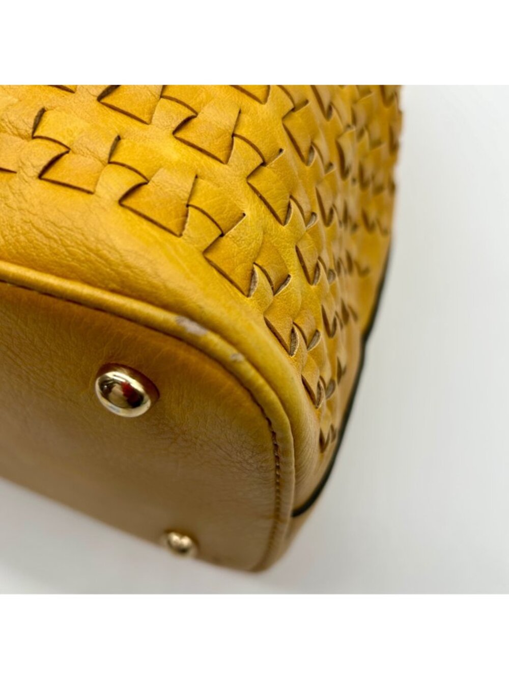 Unbranded Yellow Faux Leather Shoulder Bag - Picture 14 of 16